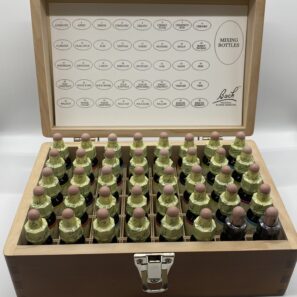 バッチフラワーレメディ(レメディ38種セットとレスキューレメディ2本セット)　木製携帯BOX付