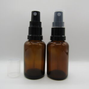 ガラススプレー瓶　30ｍｌ　ブラウン 10個セット
